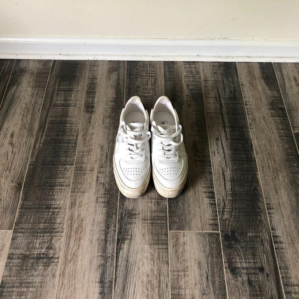 Asos white sneakers with chunky sole